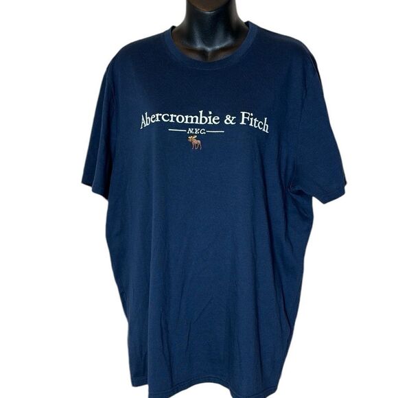 Abercrombie and fitch men’s soft a&f collection spellout moose xl y2k - Picture 1 of 4